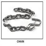 S. Chain W/ 1 ^S^ Hook and Safety Latch 27^X1/4^5K